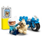 LEGO DUPLO Moto de Policía, Juegos de construcción Juego de construcción, 2 año(s), Plástico, 5 pieza(s), 124 g
