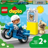 LEGO DUPLO Moto de Policía, Juegos de construcción Juego de construcción, 2 año(s), Plástico, 5 pieza(s), 124 g