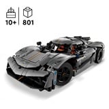 LEGO Hipercoche Koenigsegg Jesko Absolut Gris, Juegos de construcción Juego de construcción, 10 año(s), Plástico, 801 pieza(s), 990 g