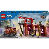 LEGO Parque de Bomberos con Camión de Bomberos, Juegos de construcción Juego de construcción, 6 año(s), Plástico, 843 pieza(s), 1,78 kg