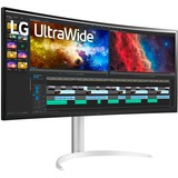 LG 38BQ85C, Monitor de gaming negro/blanco