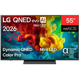 LG 55QNED83B6A.AEUD, QNED TV negro