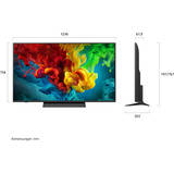 LG 55QNED83B6A.AEUD, QNED TV negro
