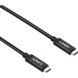 Lindy 43308 cable USB USB 3.2 Gen 2 (3.1 Gen 2) 5 m USB C 10 Gbit/s 60 W Negro negro, 5 m, USB C, USB C, USB 3.2 Gen 2 (3.1 Gen 2), 10 Gbit/s, Negro