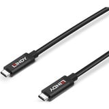 Lindy 43308 cable USB USB 3.2 Gen 2 (3.1 Gen 2) 5 m USB C 10 Gbit/s 60 W Negro negro, 5 m, USB C, USB C, USB 3.2 Gen 2 (3.1 Gen 2), 10 Gbit/s, Negro