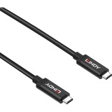 Lindy 43308 cable USB USB 3.2 Gen 2 (3.1 Gen 2) 5 m USB C Negro negro, 5 m, USB C, USB C, USB 3.2 Gen 2 (3.1 Gen 2), 10 Gbit/s, Negro