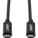 Lindy 43308 cable USB USB 3.2 Gen 2 (3.1 Gen 2) 5 m USB C Negro negro, 5 m, USB C, USB C, USB 3.2 Gen 2 (3.1 Gen 2), 10 Gbit/s, Negro