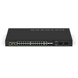 Netgear GSM4230UP Gestionado L2/L3 Gigabit Ethernet (10/100/1000) Energía sobre Ethernet (PoE) 1U Negro, Interruptor/Conmutador negro, Gestionado, L2/L3, Gigabit Ethernet (10/100/1000), Energía sobre Ethernet (PoE), Montaje en rack, 1U