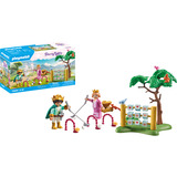 PLAYMOBIL Princess Magic Niños reales en el jardín de juegos, Juegos de construcción 