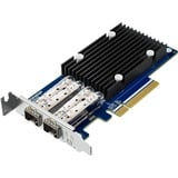 QNAP QXG-10G2SF-X710 adaptador y tarjeta de red Interno, Adaptador de red Interno, Alámbrico, PCI Express