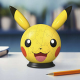 Ravensburger 3D Bola de rompecabezas Pokémon Pikachu con orejas, Puzzle 