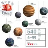 Ravensburger 3D Puzzleball Surtido: Cuerpos celestes de la galaxia Star Wars 