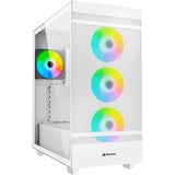 Sharkoon Rebel C50 RGB reacondicionado, Cajas de torre blanco