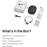Shokz OpenRun Pro 2, Auriculares con micrófono negro