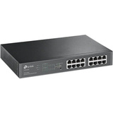 TP-Link TL-SG1016PE Gestionado L2 Gigabit Ethernet (10/100/1000) Energía sobre Ethernet (PoE) 1U Negro, Interruptor/Conmutador negro, Gestionado, L2, Gigabit Ethernet (10/100/1000), Energía sobre Ethernet (PoE), Montaje en rack, 1U