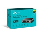 TP-Link TL-SG105PE switch Gestionado L2 Gigabit Ethernet (10/100/1000) Energía sobre Ethernet (PoE) Negro, Interruptor/Conmutador gris, Gestionado, L2, Gigabit Ethernet (10/100/1000), Energía sobre Ethernet (PoE)