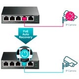 TP-Link TL-SG105PE switch Gestionado L2 Gigabit Ethernet (10/100/1000) Energía sobre Ethernet (PoE) Negro, Interruptor/Conmutador gris, Gestionado, L2, Gigabit Ethernet (10/100/1000), Energía sobre Ethernet (PoE)