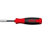 Wiha Destornillador con cargador de puntas LiftUp 25, 1/4" negro/Rojo