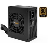 be quiet! SFX POWER 3 450W unidad de fuente de alimentación 20+4 pin ATX Negro, Fuente de alimentación de PC negro, 450 W, 100 - 240 V, 500 W, 50/60 Hz, 6/2.5 A, 6 A