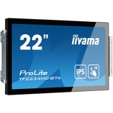 iiyama ProLite TF2234MC-B7X pantalla para PC 54,6 cm (21.5") 1920 x 1080 Pixeles Full HD LED Pantalla táctil Multi-usuario Negro, Pantalla de gran formato negro, 54,6 cm (21.5"), 1920 x 1080 Pixeles, Full HD, LED, 8 ms, Negro