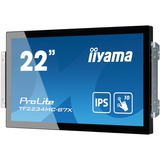 iiyama ProLite TF2234MC-B7X pantalla para PC 54,6 cm (21.5") 1920 x 1080 Pixeles Full HD LED Pantalla táctil Multi-usuario Negro, Pantalla de gran formato negro, 54,6 cm (21.5"), 1920 x 1080 Pixeles, Full HD, LED, 8 ms, Negro