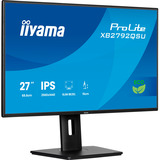 iiyama ProLite XB2792QSU-B1 pantalla para PC 68,6 cm (27") 2560 x 1440 Pixeles Quad HD LED Negro, Monitor LED negro (mate), 68,6 cm (27"), 2560 x 1440 Pixeles, Quad HD, LED, 3 ms, Negro