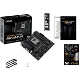 ASUS TUF GAMING A620M-PLUS AMD A620 Zócalo AM5 micro ATX, Placa base AMD, Zócalo AM5, AMD Ryzen 7000 Series, Zócalo AM5, DDR5-SDRAM, 128 GB