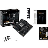 ASUS TUF GAMING A620M-PLUS AMD A620 Zócalo AM5 micro ATX, Placa base AMD, Zócalo AM5, AMD Ryzen 7000 Series, Zócalo AM5, DDR5-SDRAM, 128 GB