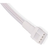 Alphacool Cable de extensión 4 pines a 4 pines, 15 cm, Cable alargador blanco