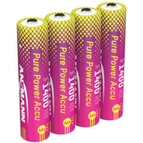 Ansmann Batería Pure Power Li-Ion Micro AAA rosa/Amarillo