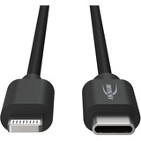 Ansmann Cable adaptador USB 2.0, conector USB-C > conector Lightning negro