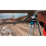 Bosch GOL 26 G + GR 500 + BT 160 Nivel de línea 100 m, Nivelador azul, 100 m, 1,6 mm/m, 360°, Horizontal, Nivel de línea, Negro, Azul, Plata