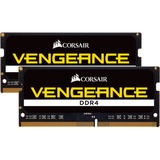 Corsair Vengeance CMSX32GX4M2A3000C18 módulo de memoria 32 GB 2 x 16 GB DDR4 3000 MHz, Memoria RAM negro, 32 GB, 2 x 16 GB, DDR4, 3000 MHz, 260-pin SO-DIMM