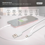 Digitus Cable de datos/carga USB 2.0 USB-A > Lightning, certificado MFI blanco