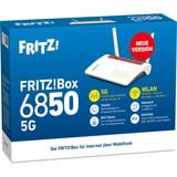 FRITZ! Box 6850 5G V2 5G, Router WIRELESS LTE 