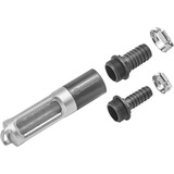 GARDENA Filtro de succión metálico con válvula antirretorno, 19mm (3/4") / 25mm (1"), Filtros gris/Plateado