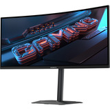 GIGABYTE GS34WQCA Monitor Gaming Curvo 34" WQHD – 3440 x 1440, 1500R, 120Hz, 1ms, 300 cd/m², FreeSync Premium, HDR Ready, HDMI 2.0, DisplayPort 1.4., Monitor de gaming negro, 1500R, 120Hz, 1ms, 300 cd/m², FreeSync Premium, HDR Ready, HDMI 2.0, DisplayPort 1.4., 86,4 cm (34"), 3440 x 1440 Pixeles, Wide Quad HD, LCD, 1 ms, Negro