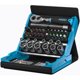 Hazet Juego de puntas SmartCase 2200SC-2, 50 piezas, Conjuntos de bits negro/Azul