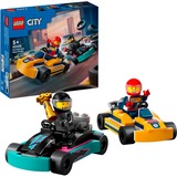 LEGO 60400 City Karts y Pilotos de Carreras, Coches de Competición, Juegos de construcción Coches de Competición, Juego de construcción, 5 año(s), Plástico, 99 pieza(s), 130 g