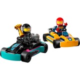 LEGO 60400 City Karts y Pilotos de Carreras, Coches de Competición, Juegos de construcción Coches de Competición, Juego de construcción, 5 año(s), Plástico, 99 pieza(s), 130 g