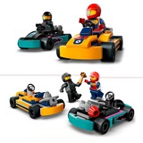 LEGO 60400 City Karts y Pilotos de Carreras, Coches de Competición, Juegos de construcción Coches de Competición, Juego de construcción, 5 año(s), Plástico, 99 pieza(s), 130 g