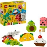LEGO Classic Amigos Nutritivos Creativos, Juegos de construcción Juego de construcción, 4 año(s), Plástico, 150 pieza(s), 181 g