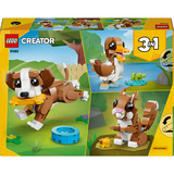 LEGO Creator 3-en-1 Animales adorables: Cachorro juguetón, Juegos de construcción 