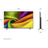 LG 55NU800B6LA.AEEQ, Televisor LED negro