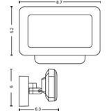 Philips Hue White Welcome Outdoor Floodlight, Luz de LED negro