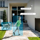 Reolink W330 Bala (forma) Cámara de seguridad IP Interior y exterior 3840 x 2160 Pixeles Pared, Cámara de vigilancia blanco/Negro, Cámara de seguridad IP, Interior y exterior, Inalámbrico y alámbrico, Google Assistant, Pared, Blanco