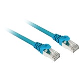 Sharkoon Cable patch SFTP, RJ-45, con cable base Cat.7a azul