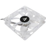 Sharkoon Ventilador de carcasa LED azul BULK transparente