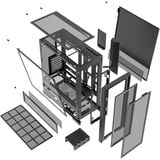 Silentware AIR2000BLACK, Cajas de torre negro