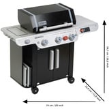 Theo Klein 9445, Cocina negro/Gris
